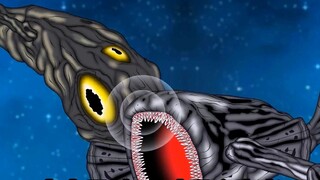 Cacing kecil bertemu Godzilla Luar Angkasa! Monster macam apa ini?