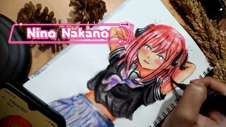 drawing + coloring Nino Nakano ✨