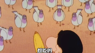 Xiaoxin: If you want to eat corn, come but you have to be gentle.