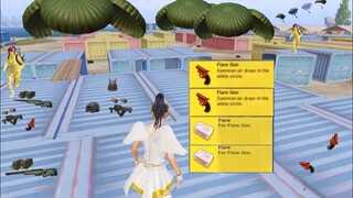 Wow😍I LAND ON TWO FLARE GUNS  !! Pubg Mobile