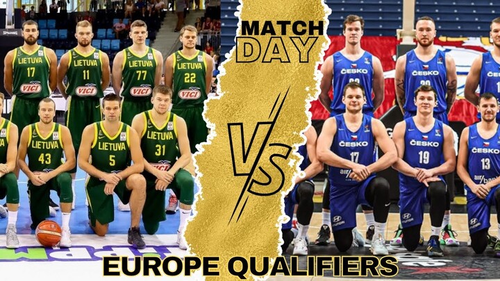 🔴LIVE - Lithuania vs Czech Republic | FIBA Europe Qualifiers | July 05, 2022