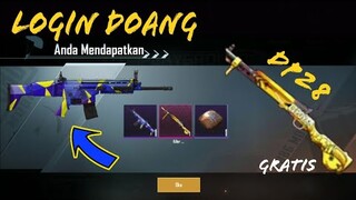 Login Doang Cuy!!! Dapat Skin Senjata Dp28 - Killer Smile & Scar-L - Abstrak ( GRATIS)