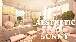 Aesthetic Soft Sunny Roleplay House | BLOXBURG