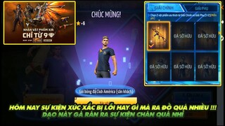 Free Fire| Sự kiện xúc xắc bị lỗi sao mà ra đồ bóng đá liên tục cực dễ - Gà rán ra sự kiện chán quá