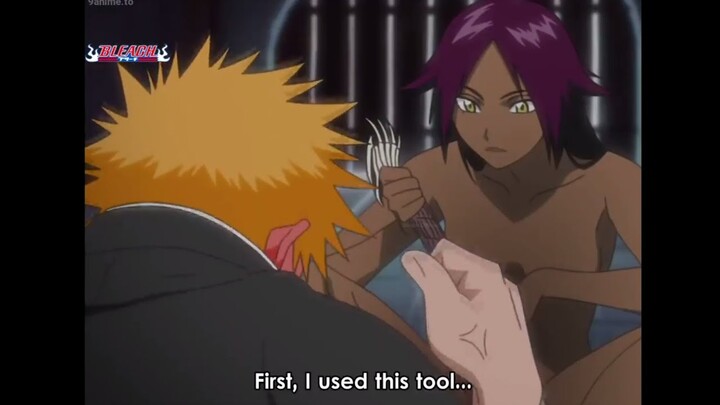 Yoruichi Transform To Her Human Form For The First Time