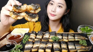 [ONHWA] The chewing sound of grilled eel!