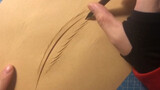 [Vẽ tranh] Off-hand Flourishing - Vẽ một chiếc bút lông vũ