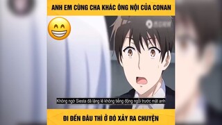 Anh em cùng cha khác ông nội của conan 4 #reviewanime