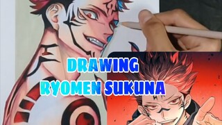 DRAWING RYOMEN SUKUNA 🔥🔥🔥🔥