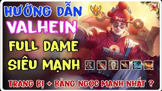 Liên Quân Mobile - Cách chơi + Lên đồ và Bảng Ngọc Valhein mạnh nhất mùa mới S2-2023 là đây ?