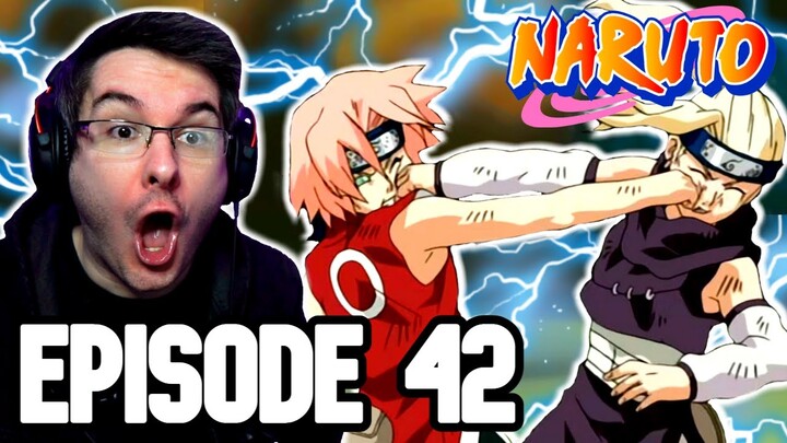 SAKURA VS INO!! | Naruto Episode 42 REACTION | Anime Reaction