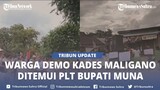 🔴 Warga Demo Depan Kantor Desa Maligano Muna Sultra, Ditemui Langsung Plt Bupati Bachrun Labuta