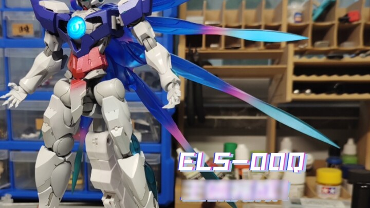 The Gundam 00 ELS-Q Gundam GK body is complete! ! (It seems that there are places where the bleeding