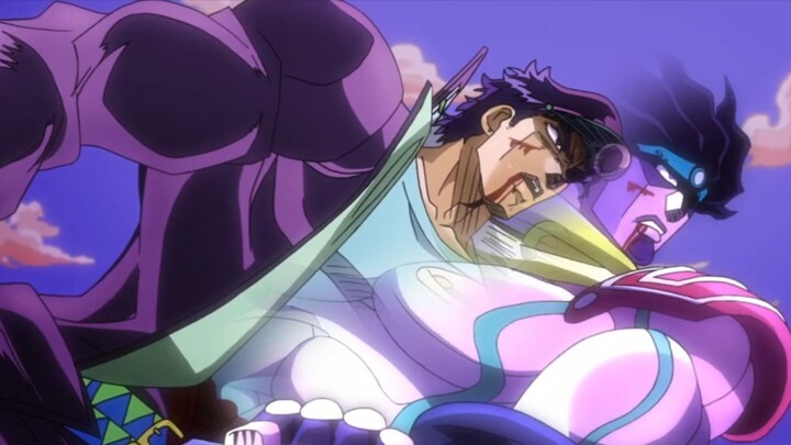 Jotaro: "I said someone would die, but I didn't say it was my life."