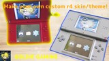 How to make your own custom r4i flashcart theme/skin (With a PC) |By GOLDIE GAMING