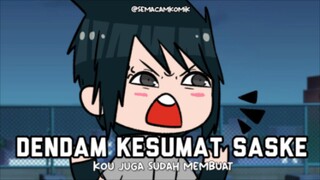 Saske Kekeh Menghancurkan Konoha