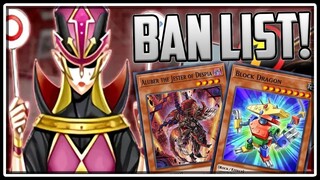 New Ban List! Aluber, Block Dragon, Sky Striker, and More! [Yu-Gi-Oh! Master Duel]