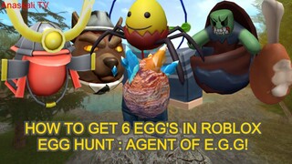 [EVENT] HOW TO GET 6 EGG'S IN ROBLOX EGG HUNT 2020 : AGENT OF E.G.G!