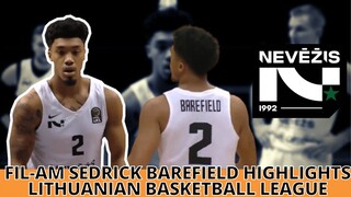 FIL-AM SEDRICK BAREFIELD NAGLARO NA SA EUROPE | LITHUANIAN BASKETBALL LEAGUE