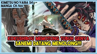 KNY S4 (166) SANEMI VS KOKUSHIBOU!!! Pilar Paling BRUTAL Melawan Iblis Bulan TERKUAT!!