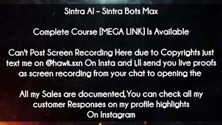 Sintra AI course  - Sintra Bots Max download