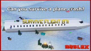 BERTAHAN HIDUP DI PESAWAT PART 1 SURVIVE FLIGHT 871 | ROBLOX INDONESIA