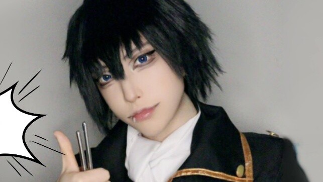 [Gintama cos] Mukbang mangkuk nasi mayones Hijikata |