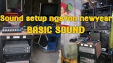 Setup ngayon newyear / 2 Sakura 737 / konzert 502b / equalizer / Yamaha mixer /virtual dj / team o_x