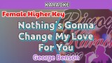 Nothing's Gonna Change My Love For You by George Benson (Karaoke : Female Higher Key)