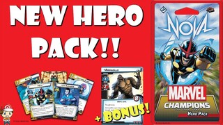 Nova Marvel Champions Hero Pack is Coming... With Bonus Encounter Set! (Armadillo!)