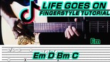 (Oliver Tree) Life Goes On - Guitar Fingerstyle | Tabs + Chords
