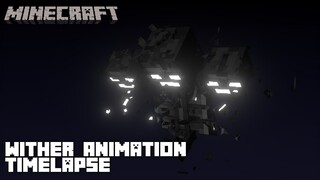 Minecraft Blender Animation (Wither Away) Timelapse