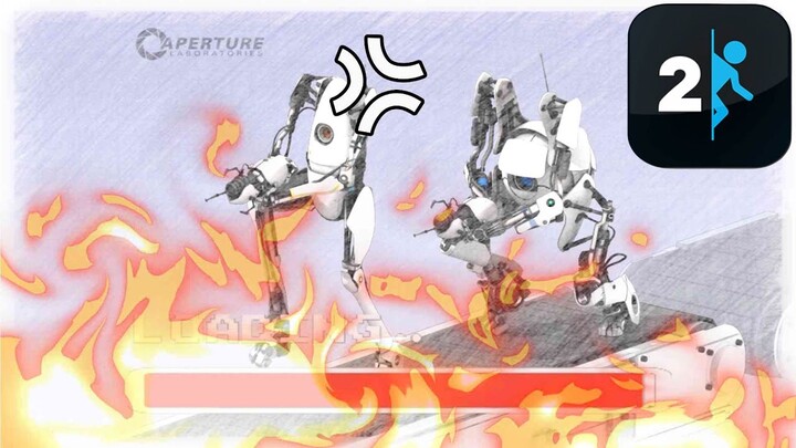 ดับเบิ้ลหุ่นยนต์ ดับเบิ้ลสมอง - Portal 2 Multiplayer #1  : Feat.Mo