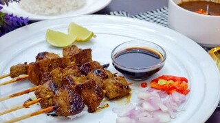 RAHASIA!! SATE DAGING SAPI YANG EMPUK | TIDAK KERAS | BUMBU ALA SATE MADURA