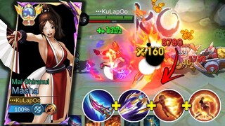 Masha " Mai Shiranui " Devastating Damage " One Shot " | Mobile Legends