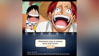 the cause of the wound under luffy's left eye onepiece luffy shanks onepieceedit anime animeedit weeb otaku animelover jayawidarma edit