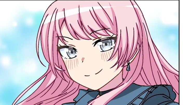 Li Xi was shocked by the pink hair