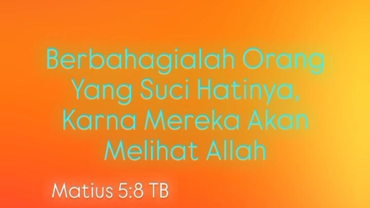 Matius 5:8 TB