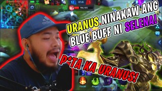 URANUS KINUHA LAHAT NG RED AT BLUE BUFF!! BENTA KO AGAD LARO | SELENA MAPHACK #9 | MOBILE LEGENDS