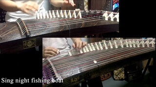 [Guzheng&Bass Zither] "Fisherman's Song at Dusk" (Versi yang berbeda)