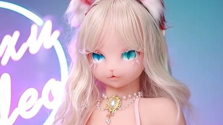 [PATUNG HAIDOLL seukuran manusia] Bagaimana bisa kamu memakan kelinci jika dia sangat lucu~ Aku juga