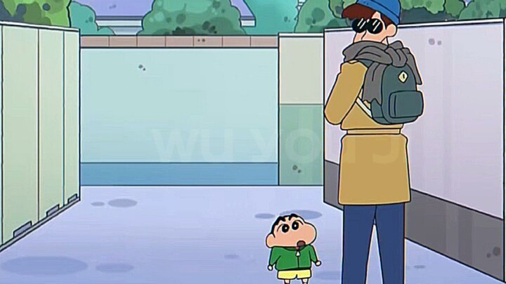 Meet you, be with you, give you, and you#DynamicSuperman#CrayonShinchan#Nohara Shinnosuke#Healing