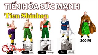 Quá trình tiến hóa sức mạnh của Tien Shinhan