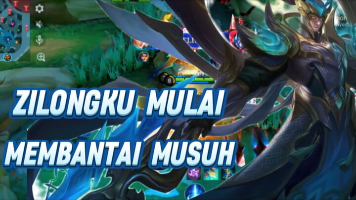 [TA] ZILONGKU MULAI MEMBANTAI MUSUH DENGAN CARA BERMAIN YANG GANAS😱