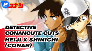 Hattori Heiji x Kudo Shinichi (Edogawa Conan) TV Ver. Cute Interactions Detective Conan_2