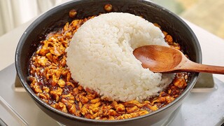 [Kuliner] [Masak] [Nasi telur saus] Bisa dimakan dengan nasi atau mie