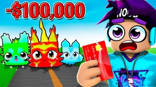 Spending $100,000 on ELEMENTAL PETS in Pet Simulator X!