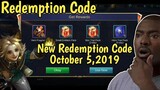 Mobile Legends Redempion Code October 2019 + 300 Skin Giveaway