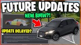 4 NEW CARS, NEW BMW, AND COULD THE NEW GV UPDATE BE DELAYED? - Roblox Greenville