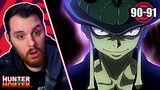 The King Has Arrived! | Hunter x Hunter Episode 90 and 91 REACTION + REVIEW